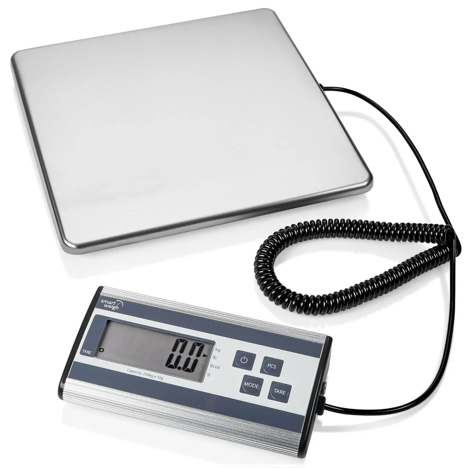 440lbs x 6 oz. Digital Heavy Duty Shipping and Postal Scale, with Durable Stainless Steel Large Platform, UPS USPS Post Office Postal Scale and Luggage Scale
