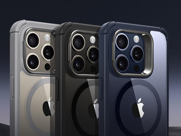 ESR Magnetic Phone Case for iPhone 16/15/14/13, Shockproof Full Body Case with Magnetic Design & Shock Armor Kickstand Accessory Protector