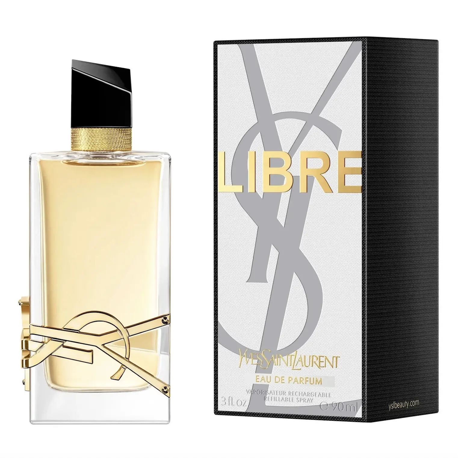 Yves Saint Laurent Libre Eau de Parfum for Women - 3 Oz Edp Spray, Elegant Long Lasting Perfume with Citrus Fruity Vanilla, Floral Scents & Amber Notes, Floral Scents Perfume