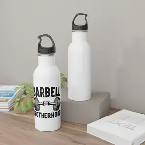 Barbell Brotherhood | Fist-bump Weights | 20oz Stainless Steel Water Bottle