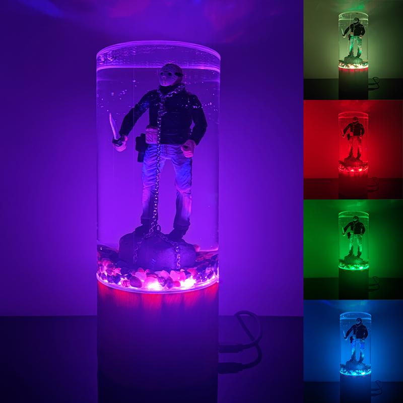 Upgraded Rotating Lighting Hydroponic Vase, Movie Decorative Water Lamp, Desktop Decorative Arrangement, Birthday and Halloween Decorations and Gifts. Upgraded Rotating Lighting Hydroponic Vase, Movie Decorative Water Lamp, Desktop Decorative Arrangement, Birthday and Halloween Decorations and Gifts.