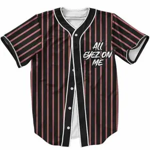 Gangsta Rap Artist 2Pac Shakur All Eyez On Me Baseball Jersey #Baseball