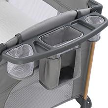 JOYMOR 7 in 1 Bedside Bassinet with Changing Table, All in One Nursery Center, Bedside Sleeper with Mattress, Sheet, Canopy, Storage Shelf and Hanging Toy JOYMOR 7 in 1 Bedside Bassinet with Changing Table, All in One Nursery Center, Bedside Sleeper with Mattress, Sheet, Canopy, Storage Shelf and Hanging Toy