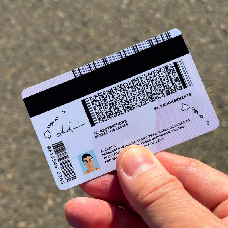 McLovin ID card from movie Superbad with Hologram