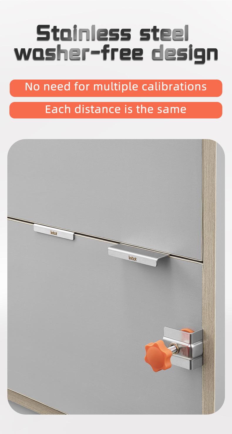 IMBOT Side Mount Drawer Clamp | Universal Drawer Panel & Slide Fixture | Quick-Install Adjustable Clamp | Drawer Panel Tool | Drawer Front Clamps