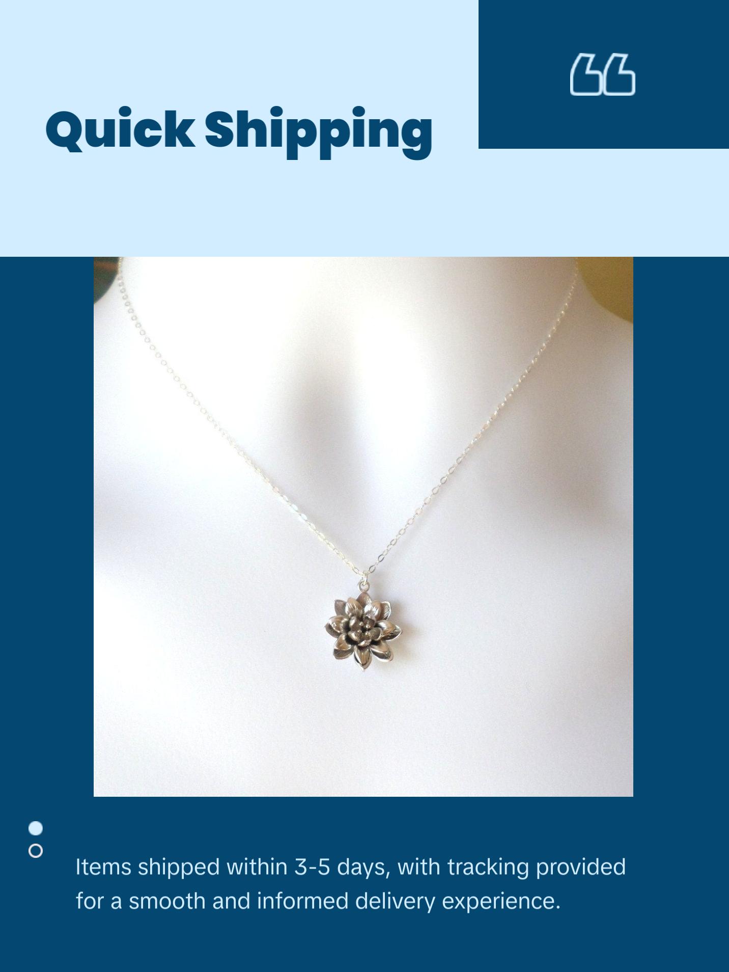 Chrysanthemum Necklace, Dahlia Necklace - Flower Necklace - Sterling Silver Necklace - Christmas Gift - Bridesmaid Gifts - Bridal Chrysanthemum Necklace, Dahlia Necklace - Flower Necklace - Sterling Silver Necklace - Christmas Gift - Bridesmaid Gifts - Bridal