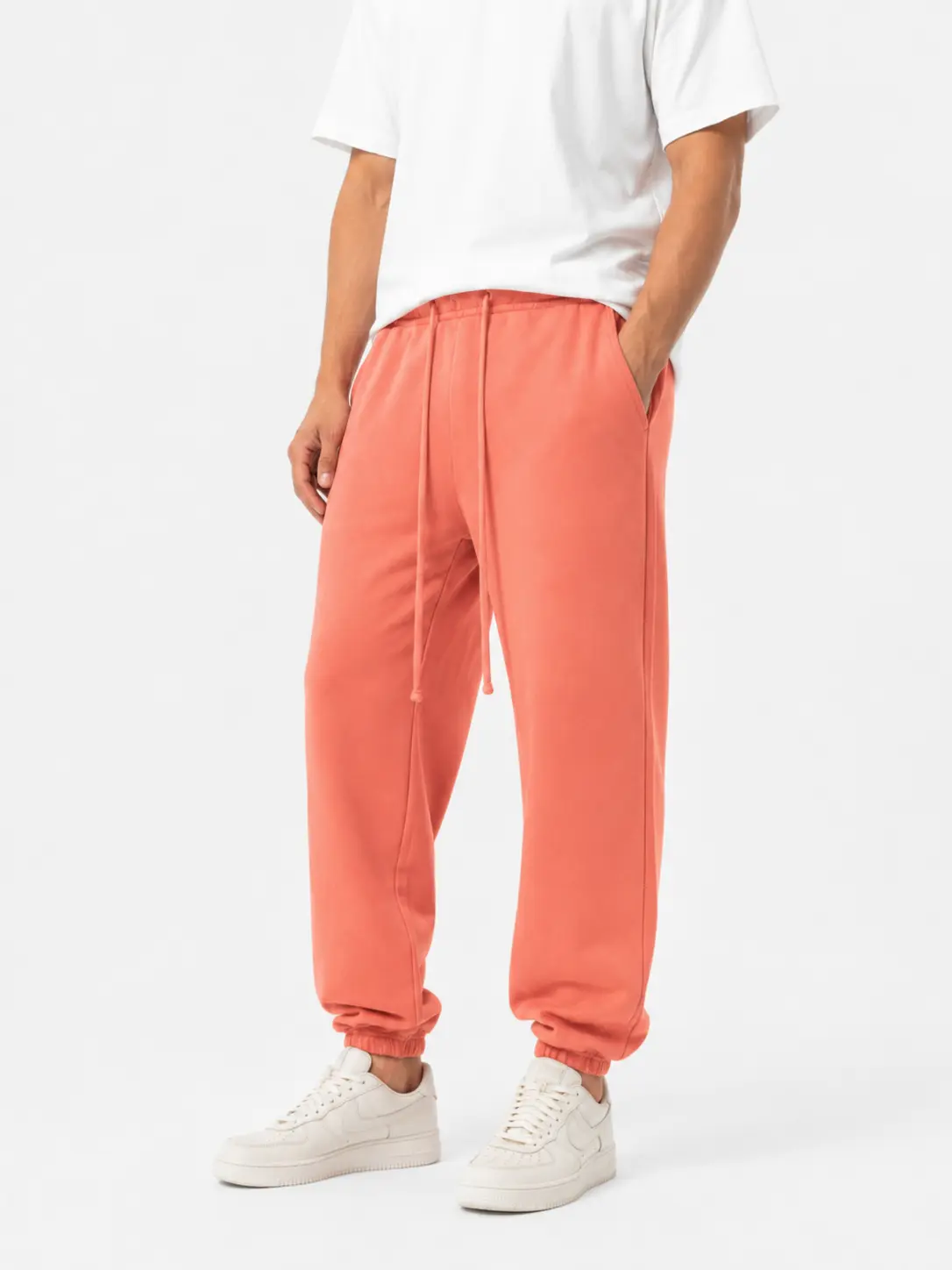 Men's Essential Tapered Lounge Jogger Pants - All Seasons Lightweight Cotton Loose-Fit Sporty Athletic Trousers, Mens Clothing with Slant Side Pockets for Workout, Running, Streetwear Cotton Joggers