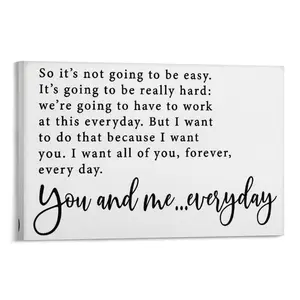 Landscape And Square Poster Print, The Notebook, Quote Farmhouse, Love Quotes, Romantic Movie Quote Wall Art