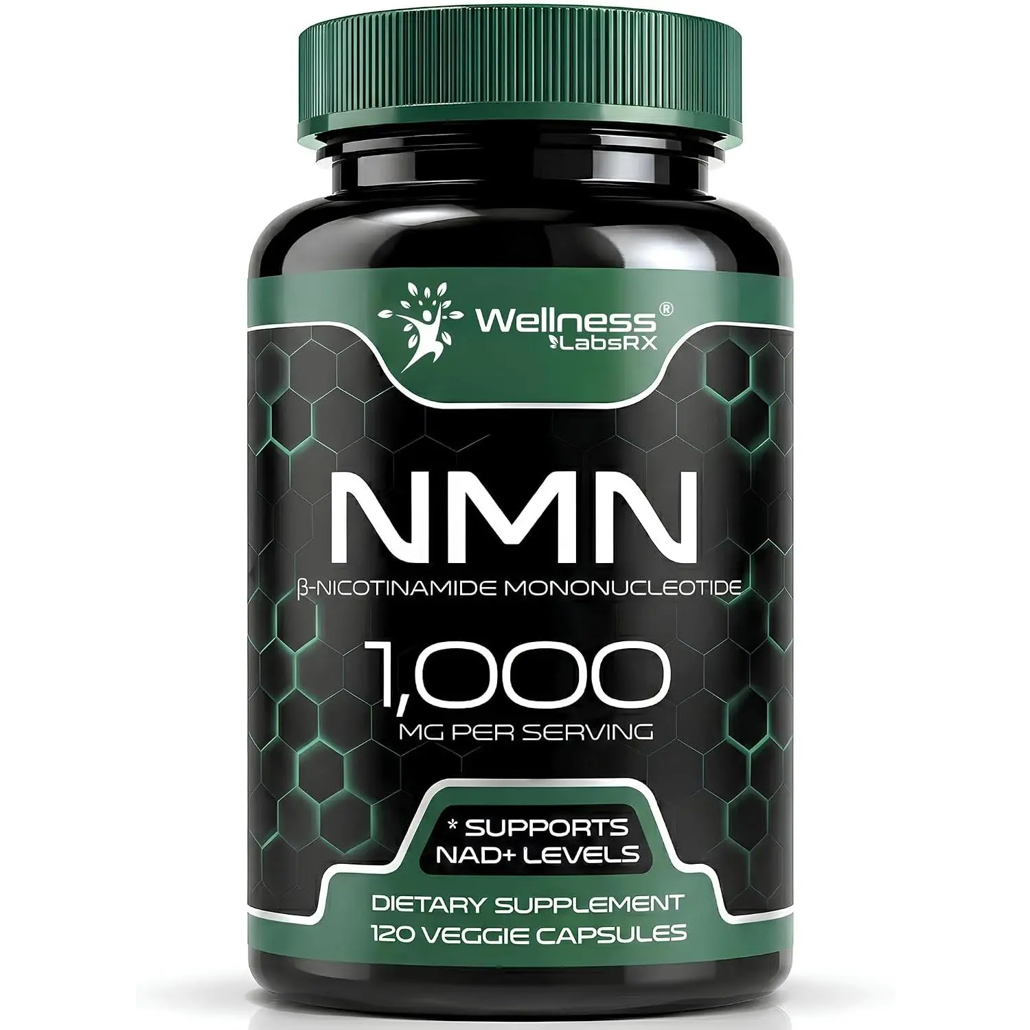 NMN Supplement 1000mg Pure Organic - 120 Count
