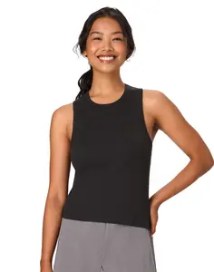 Hanes Originals Comfywear Women's Pajama Tank Top with Built-In Shelf Bra, Loungewear