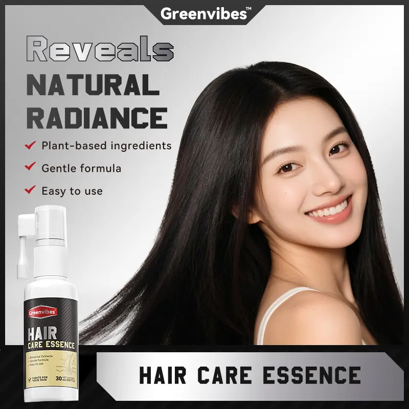 Greenvibes 2 Hair Care Essence  Containing Ingredients such as Butylene Glycol, Glycerin, and Polyaminoglycoside Condensates Enhance Strength and Vitality  #DealsForYouDays#summerwins