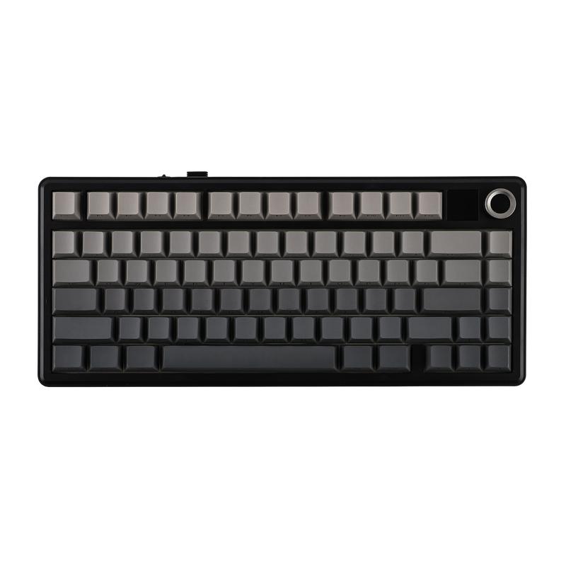 New Aula F75 MAX Wireless Mechanical Keyboard with TFT Screen and Knob, Gasket Gaming Keyboard in 75% Layout, Hot Swappable, RGB Backlight, for PC/Mac/Linux (Black Gradient)