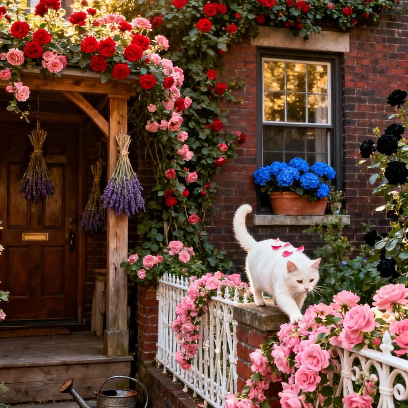 200PCS Climbing Rose Seeds Mixed - Non-GMO Perennial Vine Flower for Garden Decor, Arch Fence Trellis, Easy to Plant Outdoor Blooming Seeds for DIY Gardeners, Home Landscaping