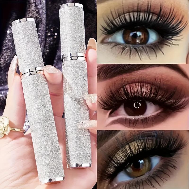 Luxury Black Mascara Enhances Eyelash Length Natural Long Lasting Waterproof Makeup No Clumping Smudge Proof Easy Application Dramatic Volume Cosmetic