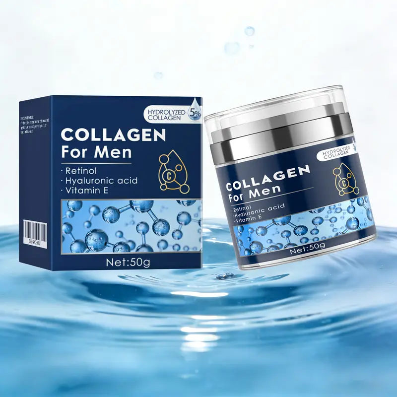 Men's Anti-Aging Face Cream to Reduce Wrinkles & Firm Skin - Daily Hydrating Moisturizer with Lifting Effect for Tightened, Smooth Skin Care