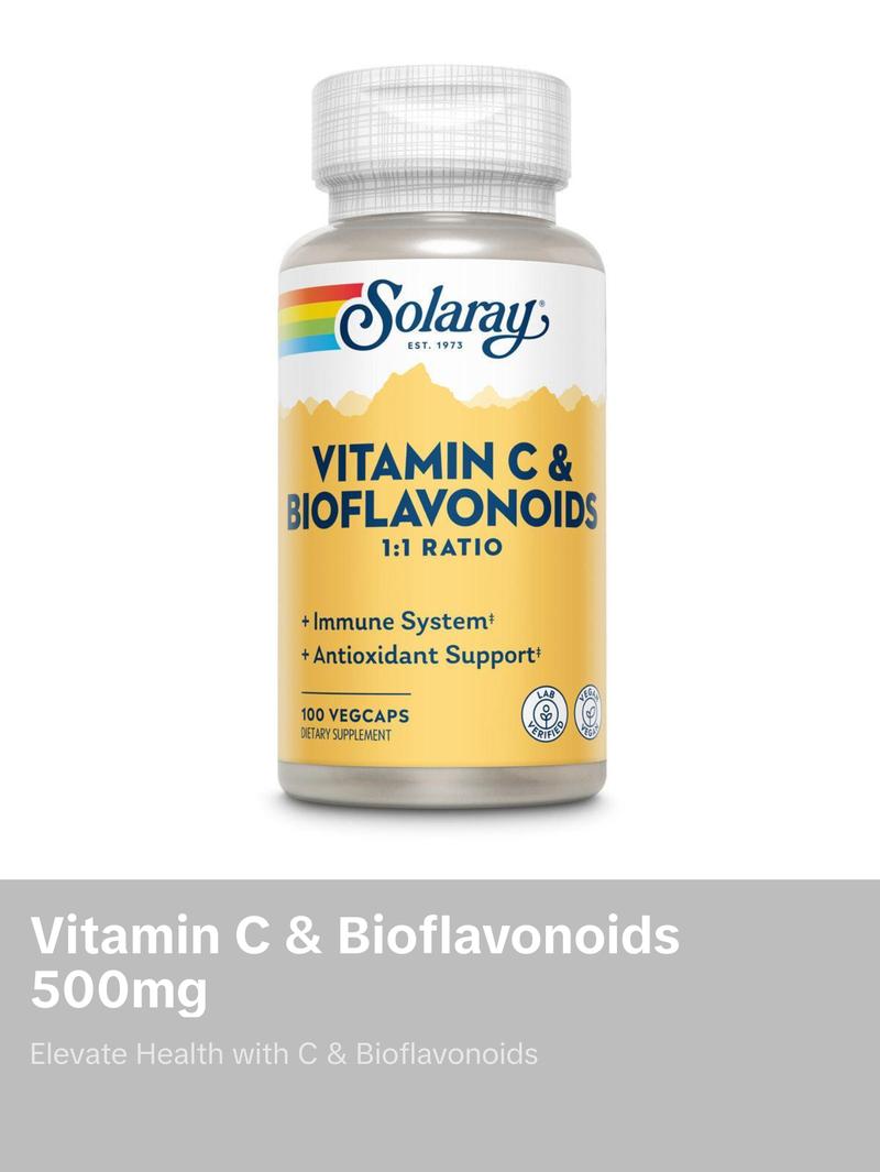 Vitamin C & Bioflavonoids 1:1 500mg
