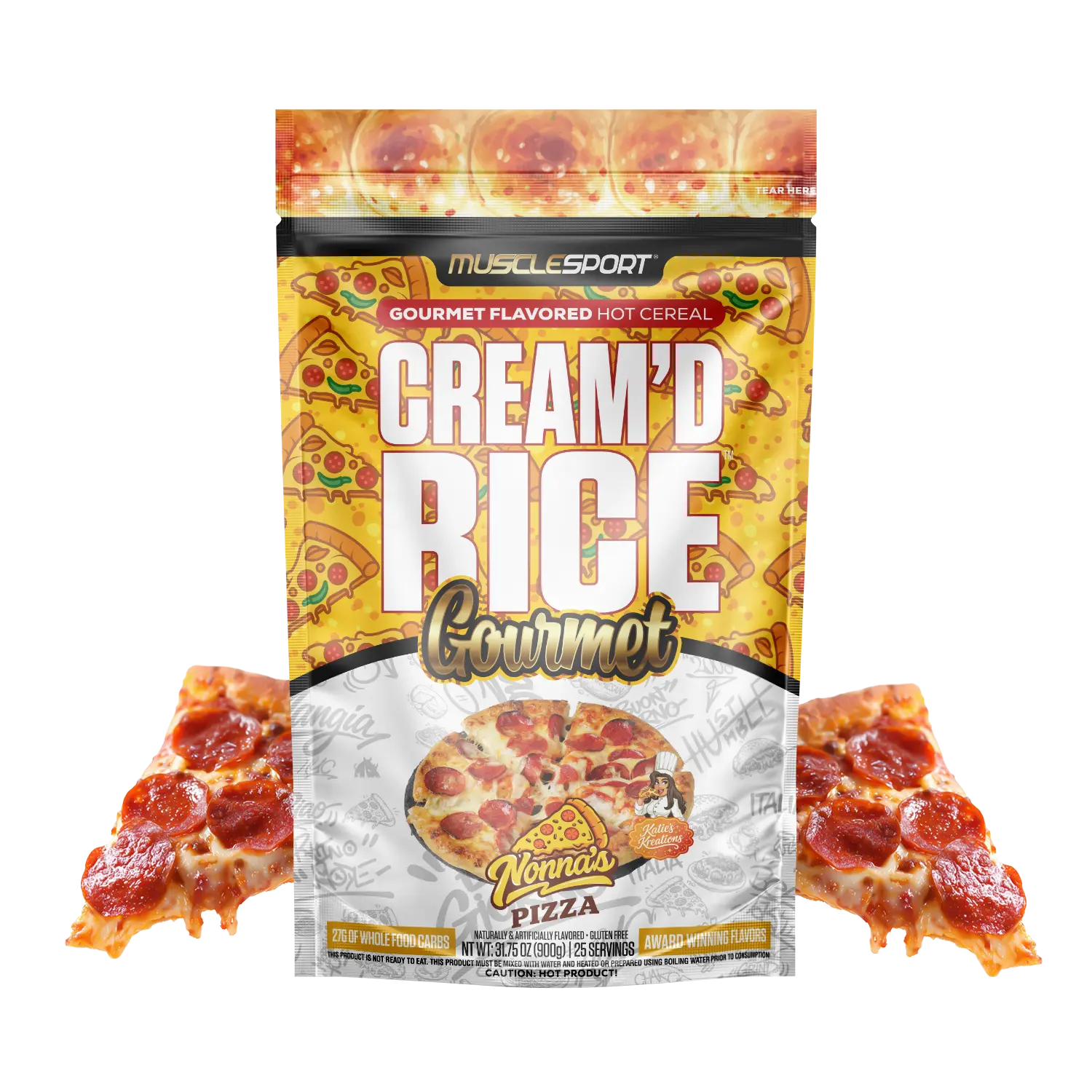 Musclesport Cream'd Rice Gourmet - Hot Cereal  25 Servings)