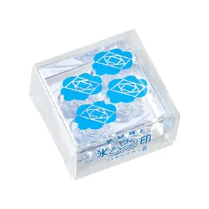 King Jim Kori Jirushi Transparent Ice Stamp - Large Size Camellia