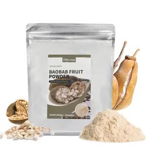 baobab powder16oz, plant-based fruit powder, rich in antioxidants, a superfood powder, perfect for making smoothies, juices, muffins, and baking flavorings. Also great for holiday parties, tea parties, and adding flavor to Christmas cakes, instant drinks.