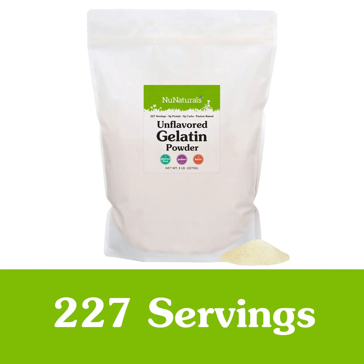 Unflavored Gelatin 5 LB