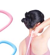 Figure 8 Resistance Silicone Tension Band with Handles for Women/Men, Fitness Band for Arm/Back/Chest/Shoulder/Legs/Yoga Stretching Exercise, Suitable for Home/Gym Workout