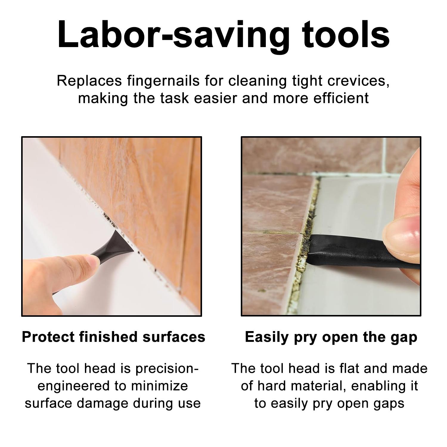 Scraper Small Plastic Scraper Tool, Multi-Purpose Scraper Non-Scratch Cleaning Tool, Used in Narrow Spaces and Gaps, Perfect for Removing Oil Stains, Labels, Food, Dirt, Paint, Etc. (6pcs)#MothersDayGift #GiftsForHer