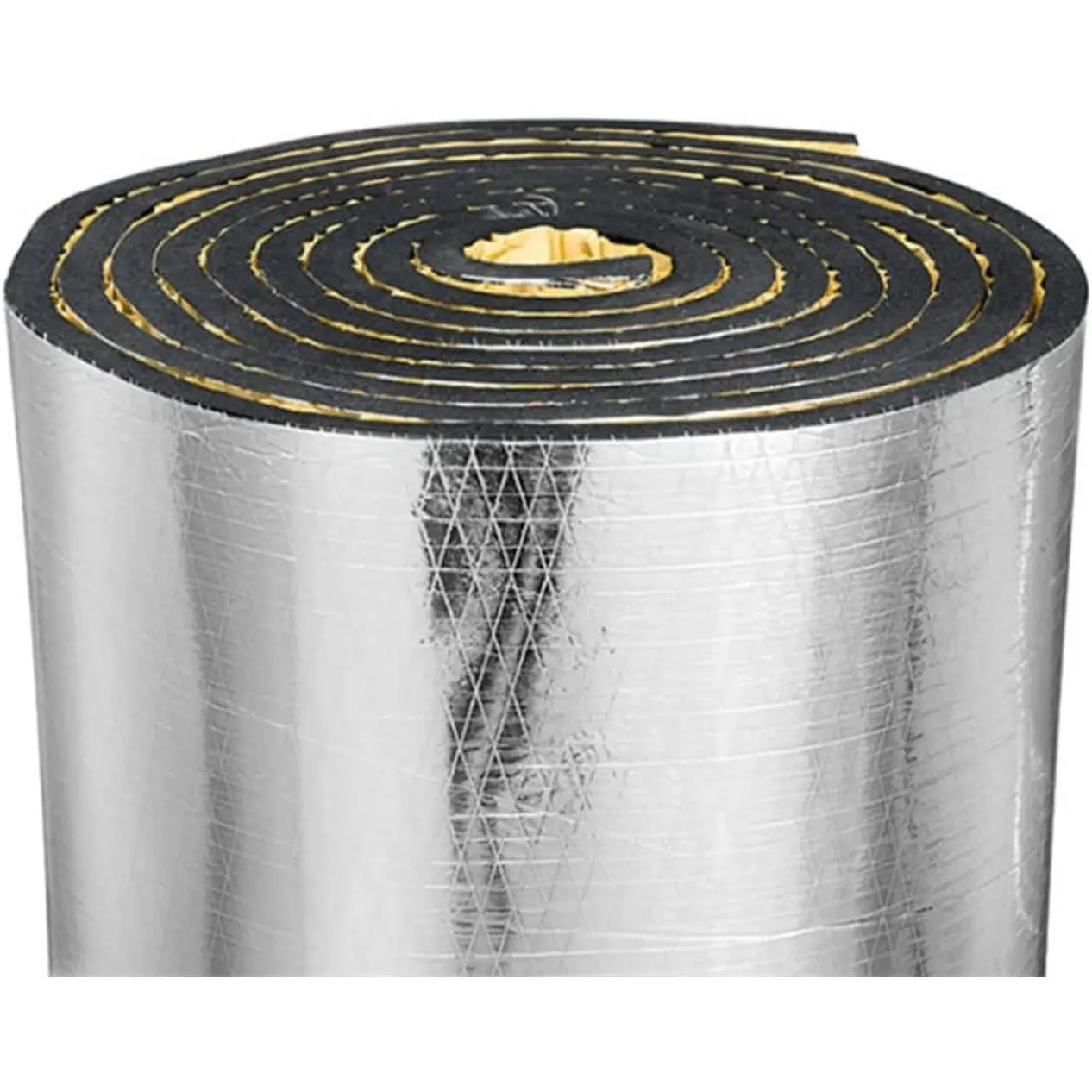 Automobile Lightweight Square Heat & Sound Deadening Insulation Mat, 394 mils 10.8 Sqft Aluminum Foil Finish, Blocks 98% Radiant Heat Transfer, 40x40 inches (40 x 40), Easy to Install for Car Hood, Body Panels, Engine, Blocks 98% Of Radiant Heat