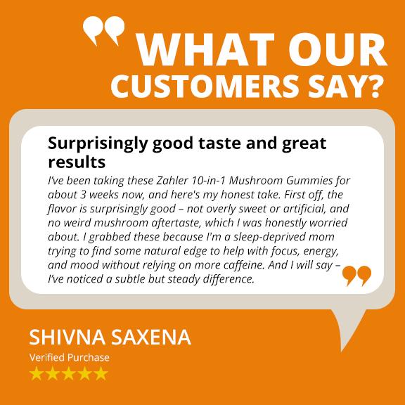 Zahler 10-in-1 Mushroom Gummies Raspberry Flavored with Lions Mane Reishi Cordyceps White Button Plus 6 Adaptogenic Mushrooms 60 Count US Manufactured GMP Certified Kosher Pareve