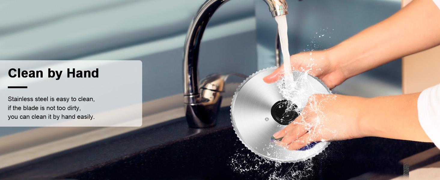 Meat Slicer 200W Electric Deli Food Slicer with 2 Removable 7.5" Stainless Steel Blades, Adjustable Thickness, Child Lock Protection, Easy to Clean