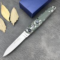 green camouflage handle