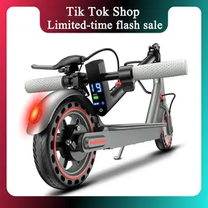 TTS D8 Electric Scooters for Adults 350W Motor 19MPH Top Speed Foldable E-Scooter with Dual Braking App Control Best Christmas Gift