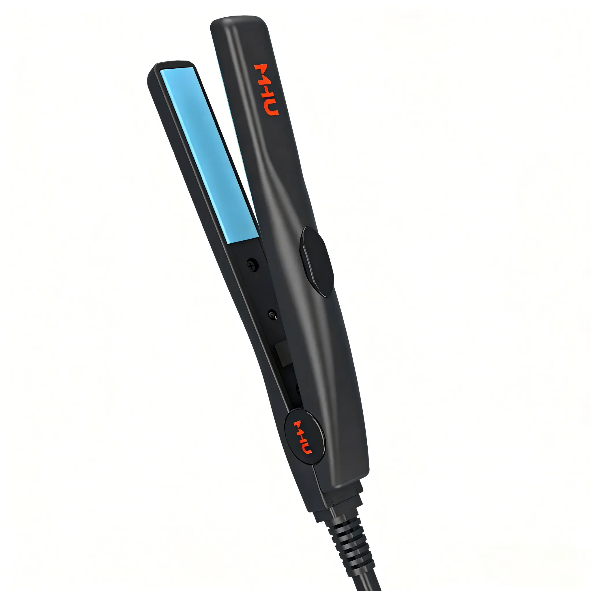 0.5 Inch Pencil Flat Iron for Precision Styling, Mini Hair Straightener and Curler for Short Hair & Bangs, Portable Smooth Styling Tool with 180°C Constant Heat, Hair Straightening Iron