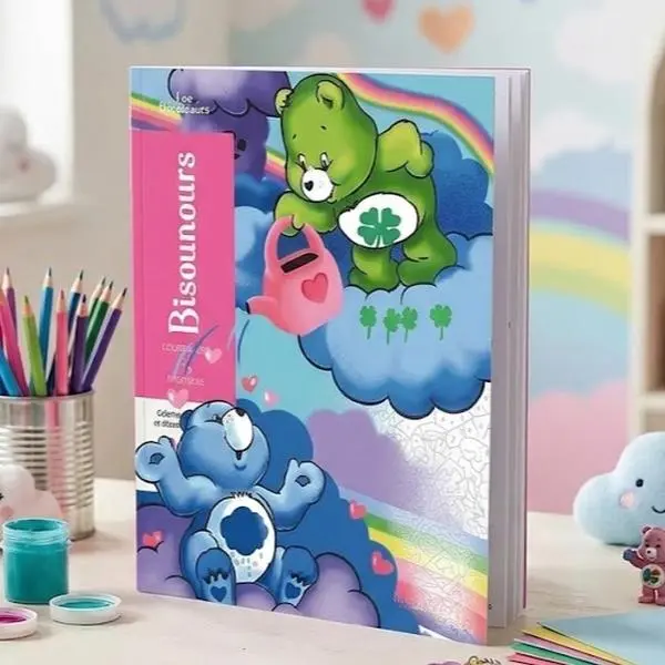 Care Bears Coloring Book, Disney Coloring Book, Color by Number, Adult Coloring Book, Creative Activity and Relaxation