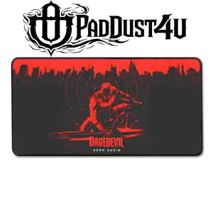PadDust4U Daredevil Born Again Movie Mouse Pad 40x20 Inches Non-Slip Base Premium Desk Mat for Productivity & Gaming Smooth Surface