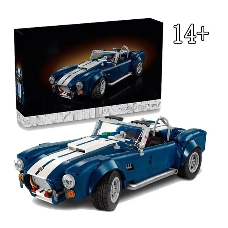 2026 New Technology 10357 Shelby Cobra Sports Car Mechanical Kit, Model Car Assembly Vehicle Building Blocks, Scale Model Car, Adult Toy Gifts, Collectible