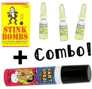 💨 Fart Spray + Rotten Egg Stink Bombs – Prank Combo Pack