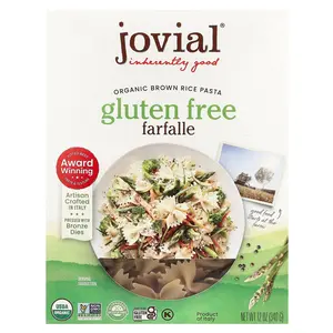 Jovial Organic Brown Rice Pasta, Farfalle, 12 oz (340 g)