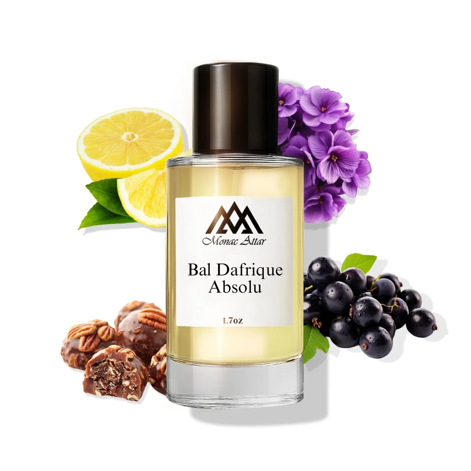 Monac Attar Bal Dafrique Absolu Inspired by Bal D'Afrique Absolu, Eau De Parfum, 1.7oz/50ml, Female, Long Lasting Fragrance, Luxury Made Affordable
