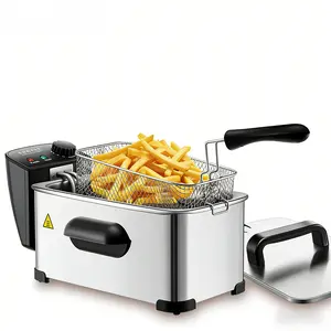 ikTok Viral Stainless Steel Deep Fryer | Crispy Fries & Snacks At Home | Easy Clean