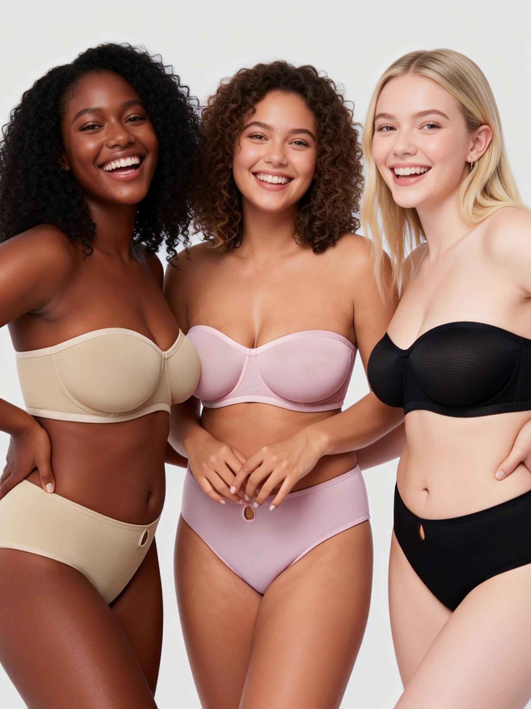 HSIA Bella Women's Convertible Strapless Minimizer Bandeau Bra Underwire Unlined for Large Bust SpringStatements