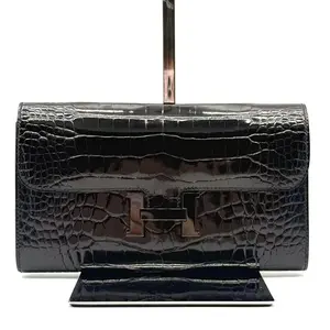 Pre-owned HERMÈS Leather Small Leather Goods So Black Constance Wallet