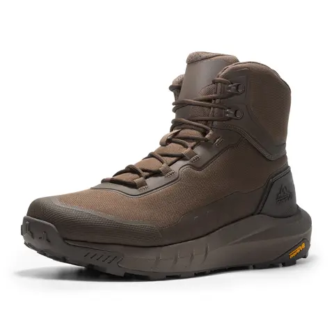 NORTIV 8 Terrascope Men's 8-in Closed-Toe Outdoor Shoes, E-TPU Durable Hiking Boots with Cushion Sole, Fast Side Zip, Arch Support, All Seasons Work & Motorcycle Footwear