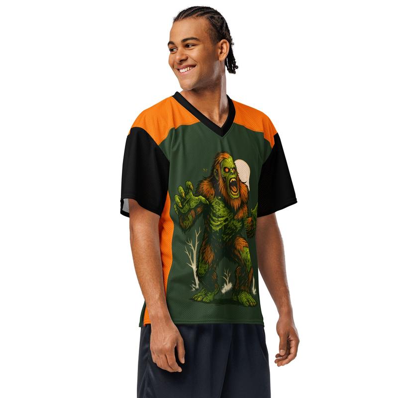 Zombie Squatch American Football Halloween Jersey