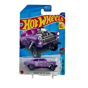 Hot Wheels ‘55 Chevy Bel Air Gasser Triassic Five Purple 1:64 Diecast Car