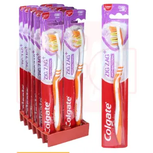 Colgate Zig Zag AntiBac Medium Bristles Toothbrush Deep Clean Design