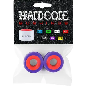 Hardcore Bushings Barrel Bushing 95a - Purple/Red (Set)