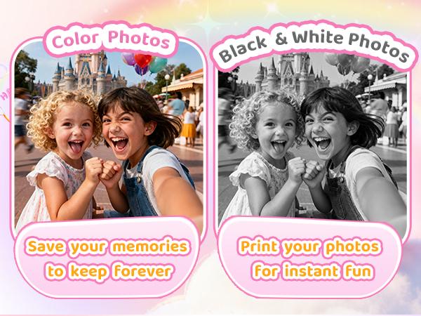 [JADENS] Instant Print Camera for Kids, Birthday Gifts for Girls Boys, HD Digital Video Cameras for Toddler,Included 32GB SD Card-Purple