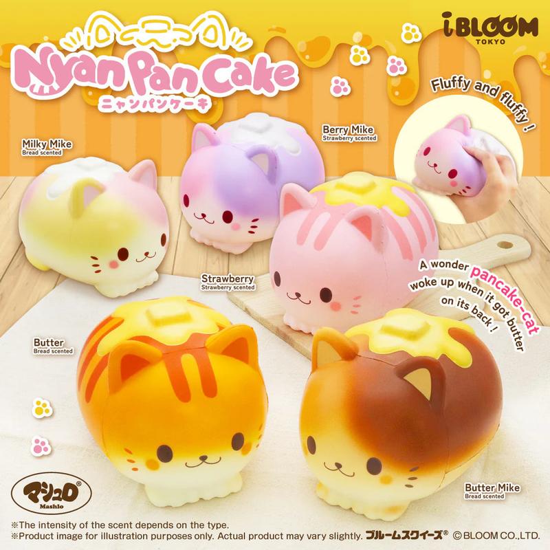iBloom Squishy Nyan PanCake Kawaii Soft Scented Slow Rising Stress Relief