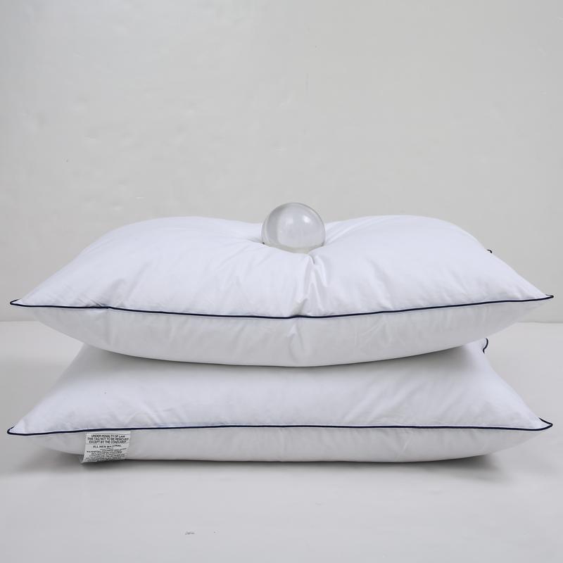 【Goose Feather Pillows】Pure Cotton White Goose Down Pillow Pack of 2 pollows ,Machine Washable-TikTokShopJumpstartSale