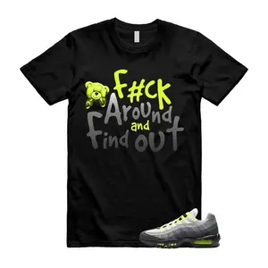 Neon Yellow Inspired Sneaker Match T-Shirt – Urban Streetwear Graphic Tee
